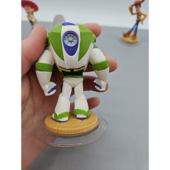 Disney Infinity Toy Story, Woody, Jessie, Buzz Lightyear & Crystal, Lot Of 4 - Picture 10 of 13